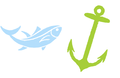 fish and anchor graphic